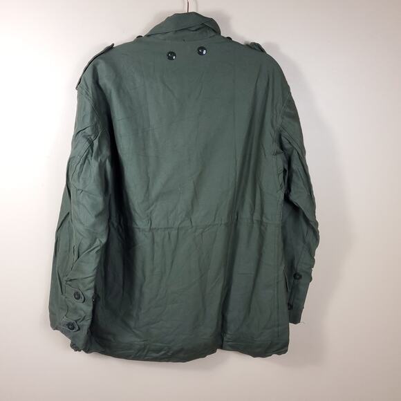 Vintage KL Army Surplus Green Cotton Utility Jacket Size M - Picture 8 of 11